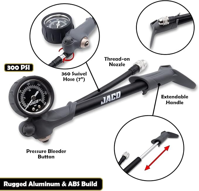 High Pressure Shock Pump with Gauge - 300 PSI Talaria, Altis sigma and more. Thumbnail 6