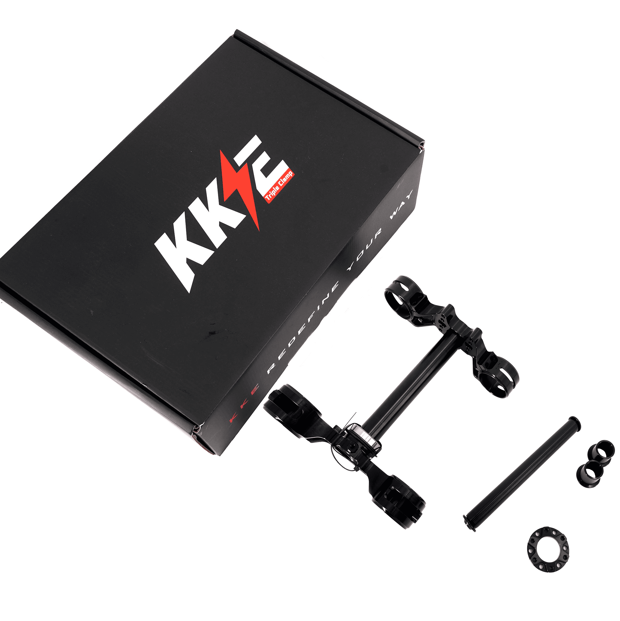 KKE Widen Drop Crown Triple Tree Clamp Kit | SurRon Light Bee & KKE 35mm Forks Thumbnail 2