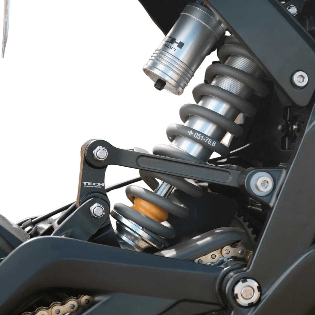 Tech ER30 E-Moto Rear Shock | Suspension by Formula   |  for Eride Pro, Surron, 79 bike, Ventus Thumbnail 2