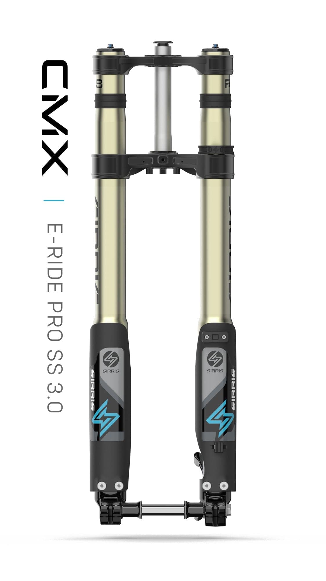 Sirris F43 220mm Fork | CMX Tune | Tool free LSC | for E-Ride Pro SS 3.0